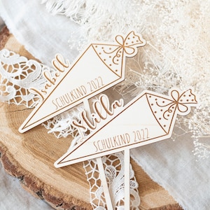 Cake Topper Einschulung, Schulkind,  Tortenstecker,  , Cake Topper , Kuchentopper, Einschulung