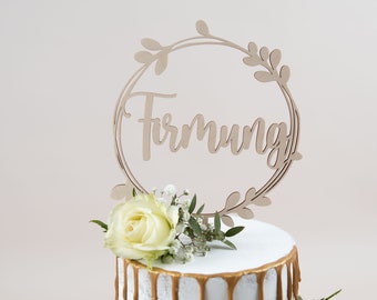 Caketopper  Firmung , Firmung  , Cake Topper  , Tortenstecker, Kuchentopper , Tortendeko