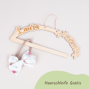 Personalized headband holders, hairband holders, bow holders, hair clips