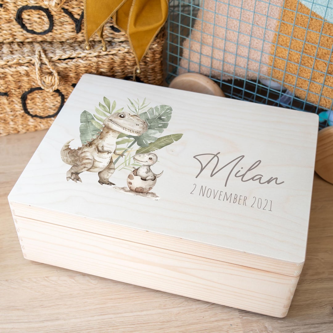 Dino Memory Box, Baby Memory Box, Birth Gift, Baby Memory Box ...