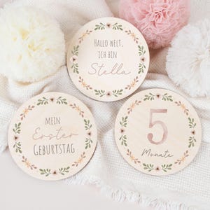 Cartes jalons en bois, jalons bébé, cadeau de naissance, jalons en bois, cadeau pour femme enceinte, futures mamans.