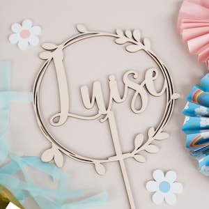 Cake Topper Number with Name, Cake Topper, Cake Topper First Birthday, Cake Decoration Personalized