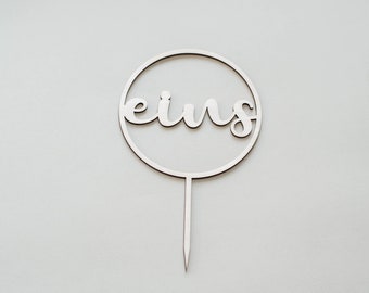 Cake Topper Zahl Rund ,Tortenstecker , Cake Topper , Tortenstecker, Kuchentopper, Tortenstecker,