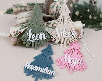 Personlig julgransprydnad, julgransprydnad med namn, julkula, julgransdekoration för barn, julklapp