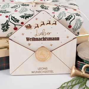 Brief Weihnachtsmann , Weihnachtsbrief Christkind ,Wunschzettel ,Wunschliste ,