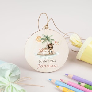 Pirate World Pendentif Cône d’école personnalisé, Pendentif de cône d’école Pirate, Cadeau d’enfant d’école, Cadeaux pour pirate d’inscription scolaire