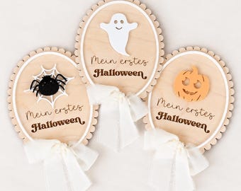 Milestone board, My first Halloween, Personalized baby decorations, Halloween photoshoot, Halloween photo props