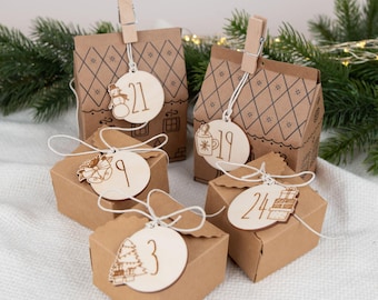 Personalisiert Serviettenring Rentier - Weihnachtliche Tischdekoration Aus Holz