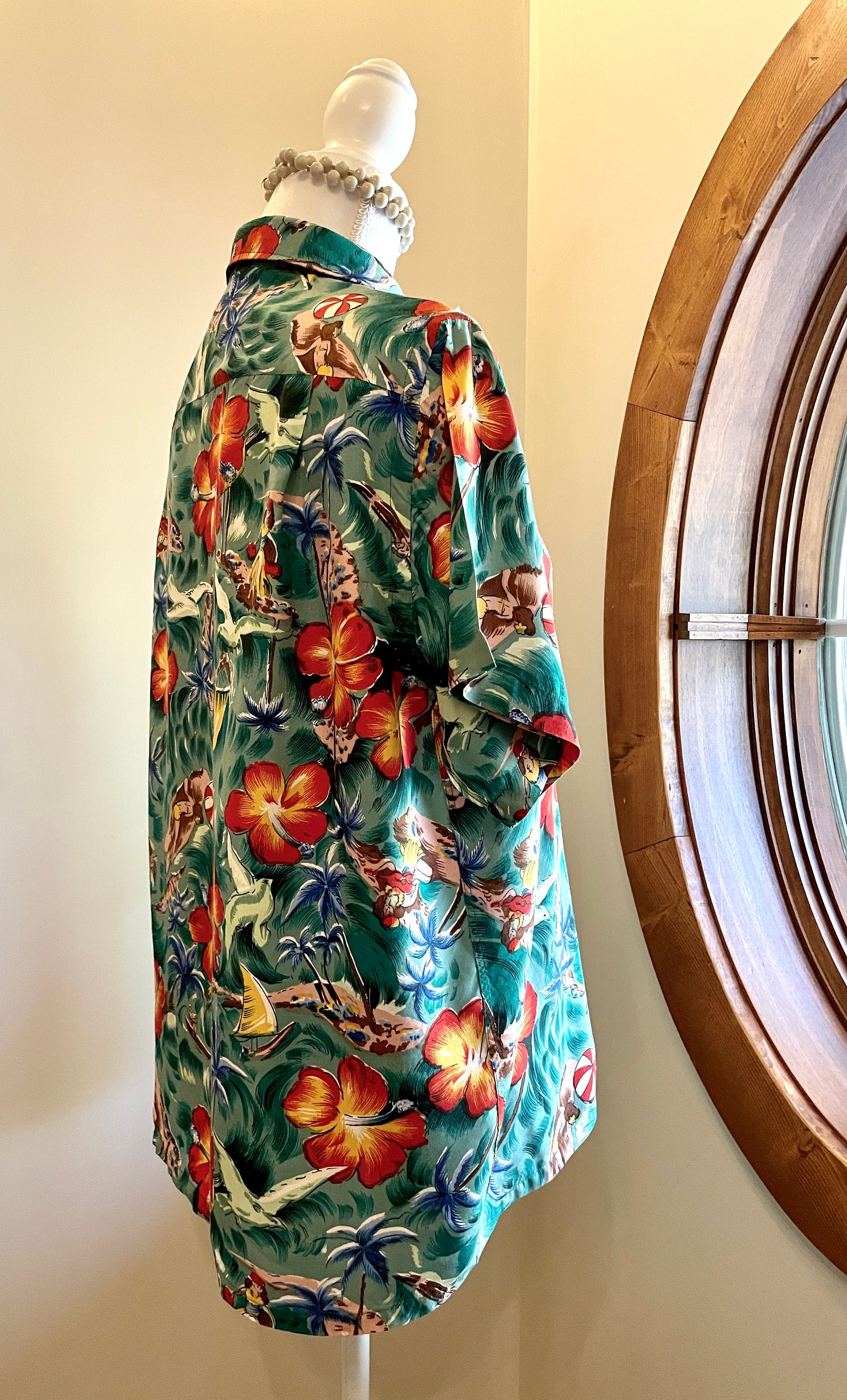 ハワイアンシャツPacific sports wear社製【VINTAGE】