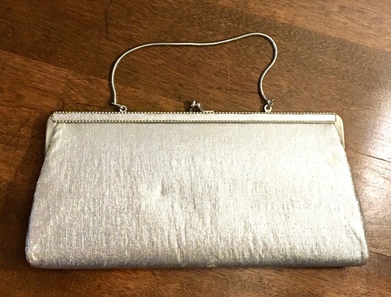 VTG Silver MCM Evening Clutch/Purse - image 4