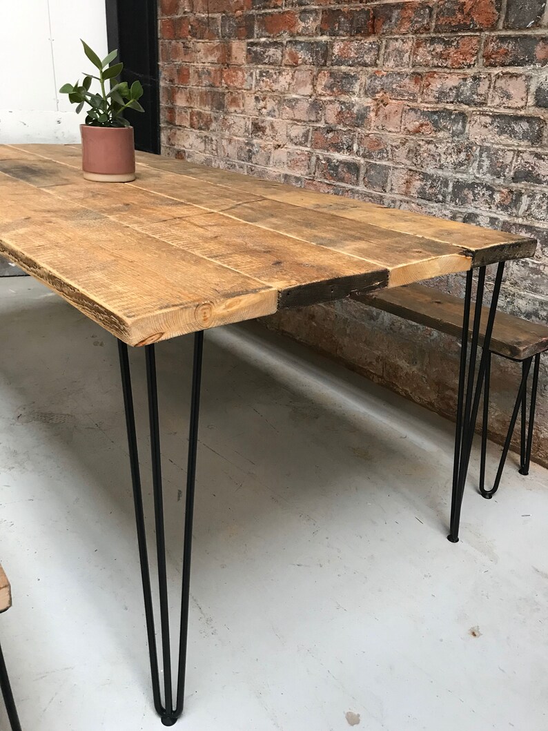 Industrial Scaffold Board Dining Table Etsy