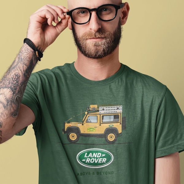 Футболка Land Rover Defender 90 Camel Trophy