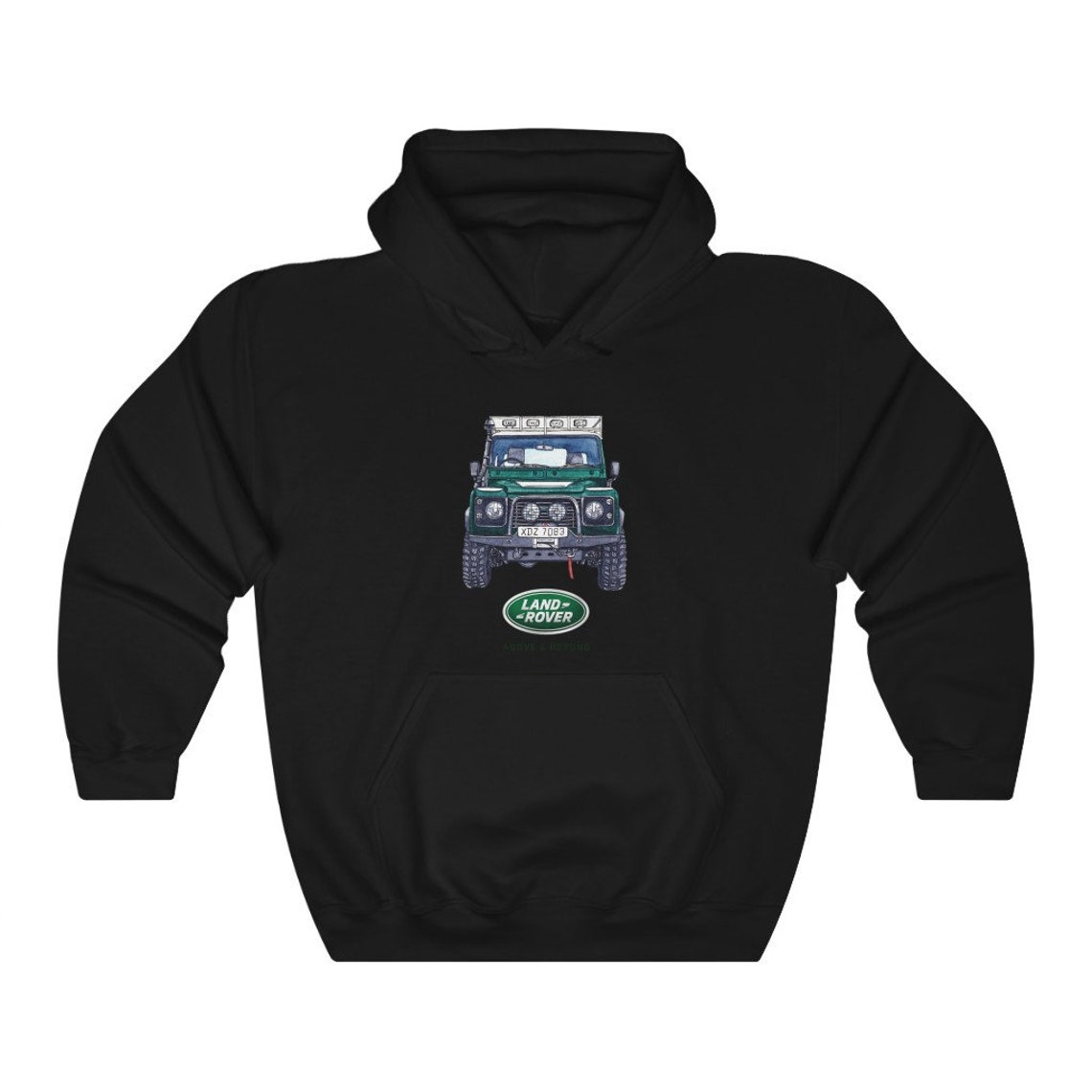 Land Rover Defender Hoodie 90 Camel Trophy Car Guys Gift, Car Lovers T ...