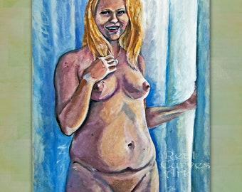 Blonde Girl Figure Etsy