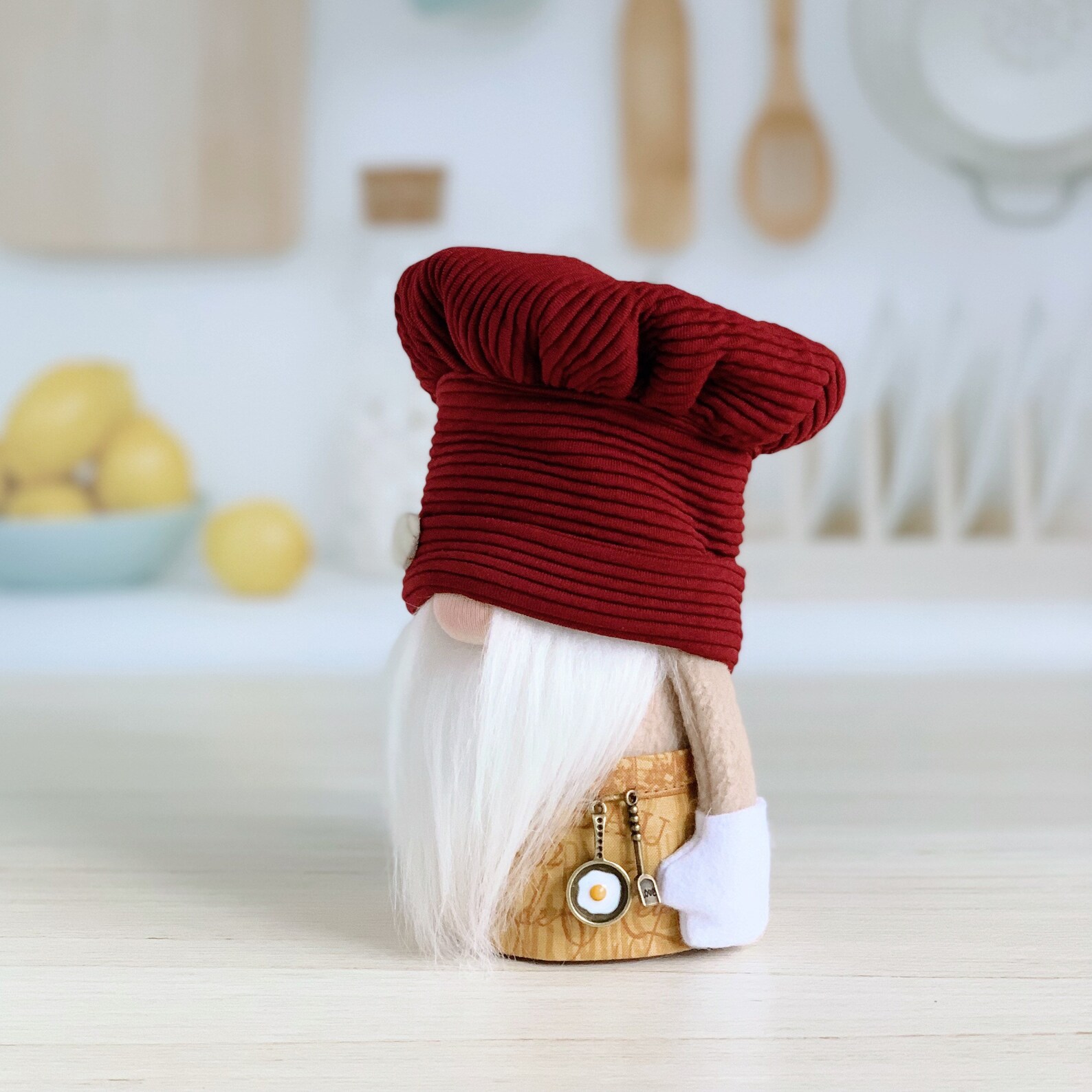 Kitchen Gnome Decorating Gnomes Chef Gnome Gift For Luck Gift Etsy