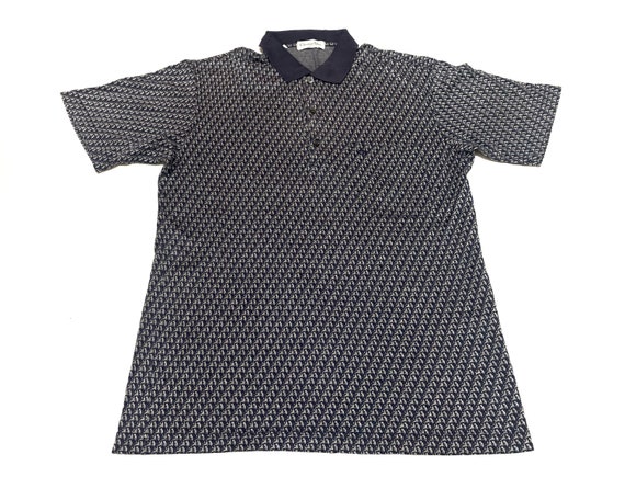 Vintage CHRISTIAN DIOR Monogram Polo shirt super R