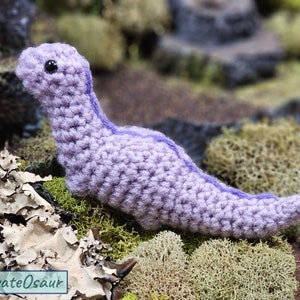 Brontosaurus Dinosaur - Crochet Amigurumi Plush - Custom Dino Toy
