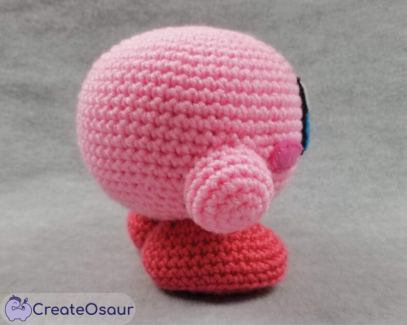 Kirby Crochet/knit Plush Amigurumi Etsy