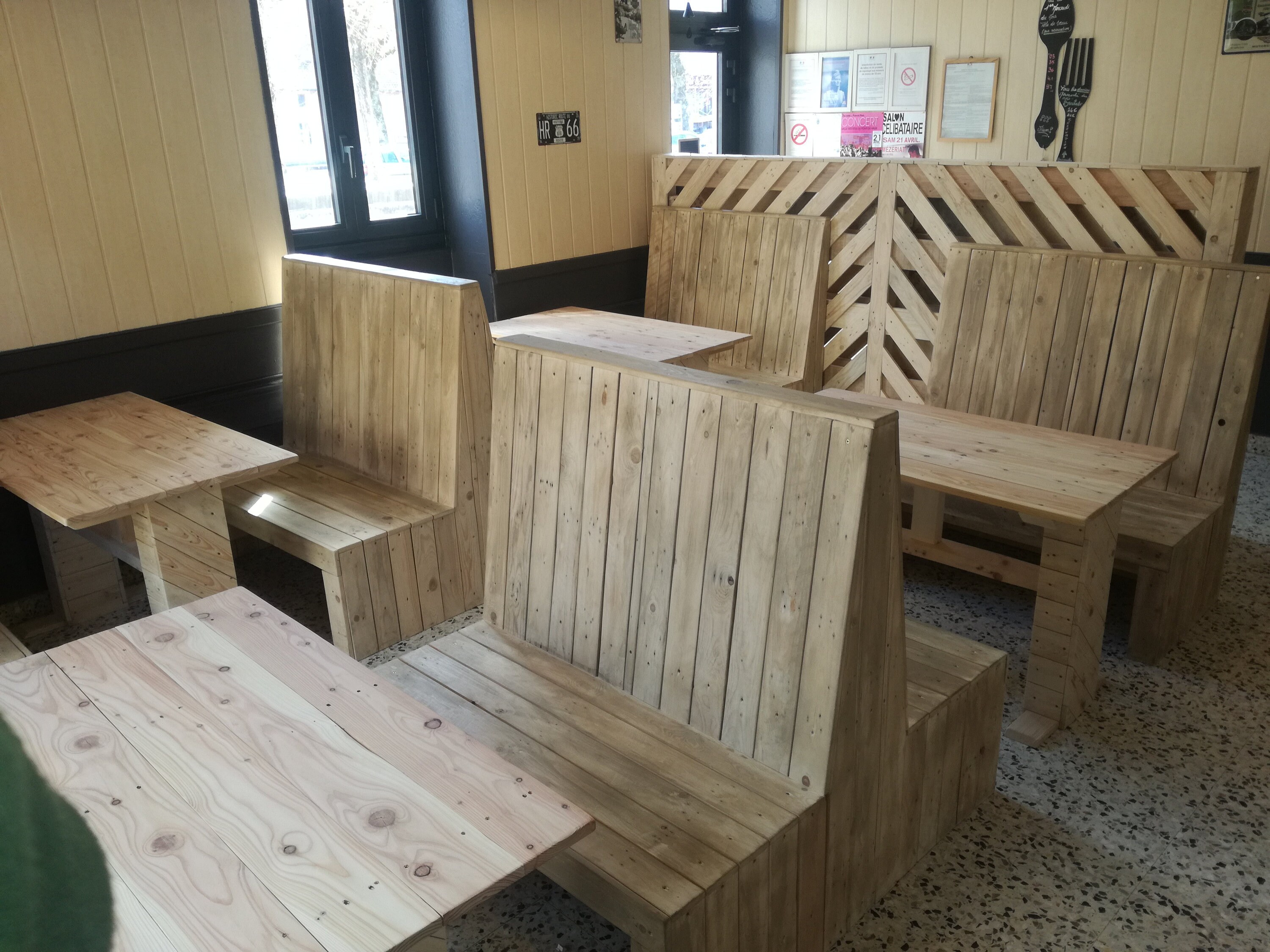 Mobiliers en Palettes