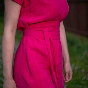 Leinen Gürtel, Leinen Gürtel, Leinen Accessoire, handgefertigter Leinen Gürtel, langer Gürtel, Leinen Taillengürtel, Leinen Kimono Gürtel, Leinen Obi Gürtel