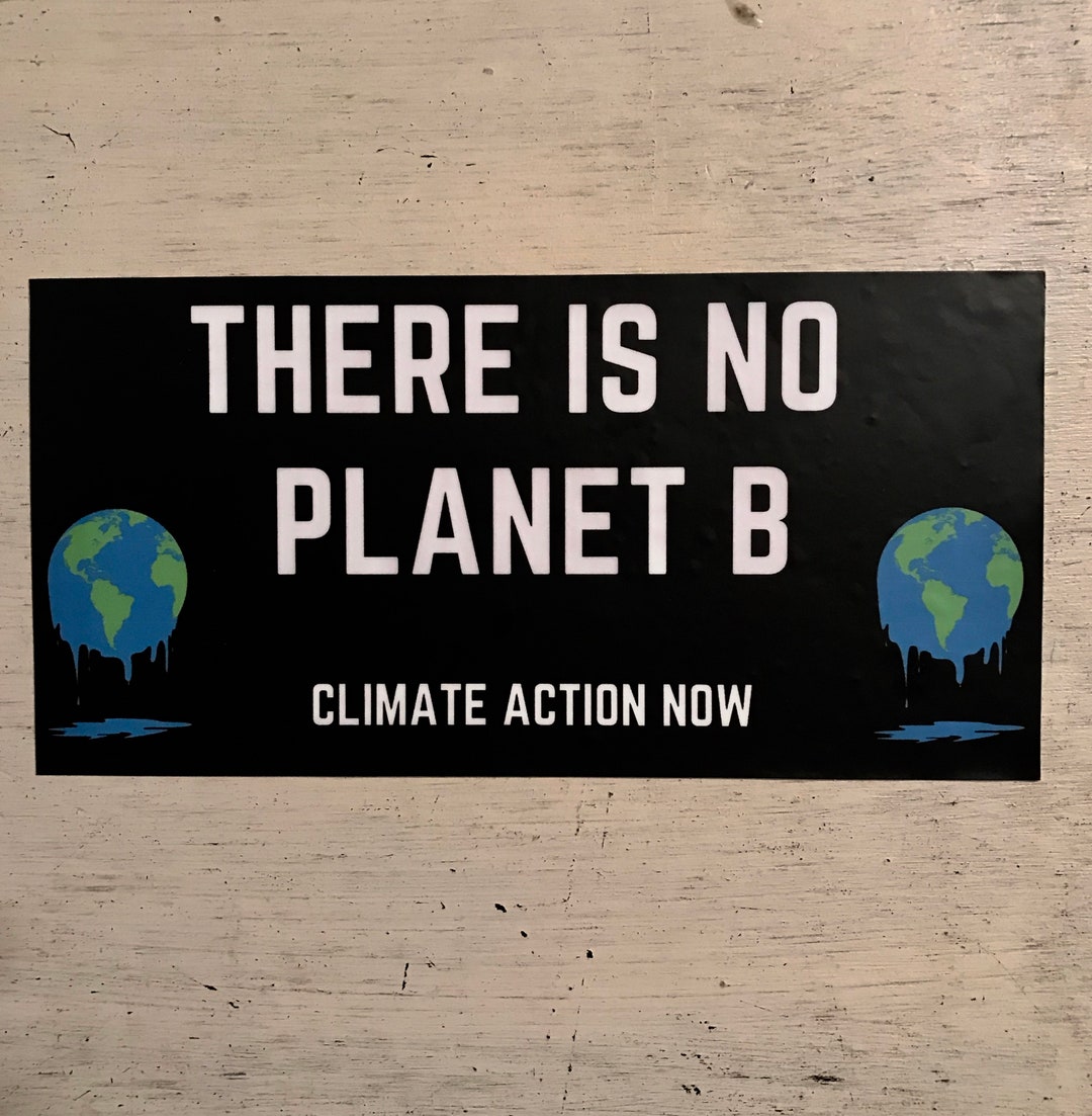 There is No Planet B Vinyl Sticker: Climate Action Bumper Sticker - Etsy