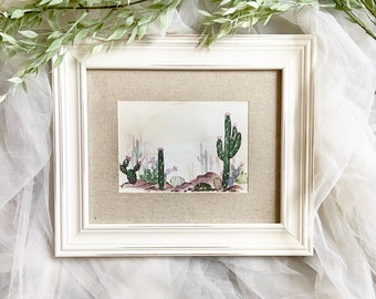 Desert cactus watercolor | Digital print