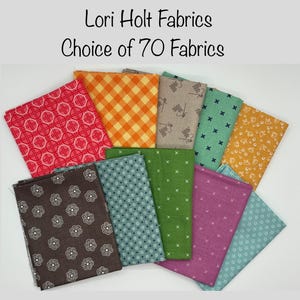 COLORS, 70 choices, by Lori Holt, Riley Blake Designs, Bee Basics, Bee Dots, Calico, Bee Cross Stitch