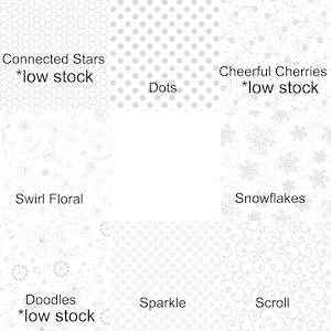 WHITE on WHITES, 8 Choices, Kimberbell Basics, Kim Christopherson, Maywood Studios