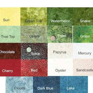 BALI DOTS, 19 Colors, Hoffman, Fabric, dyed, batik, Style 885