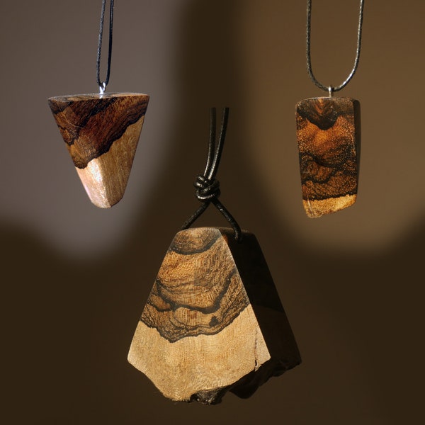 Holzschmuck aus seltener Ziricote