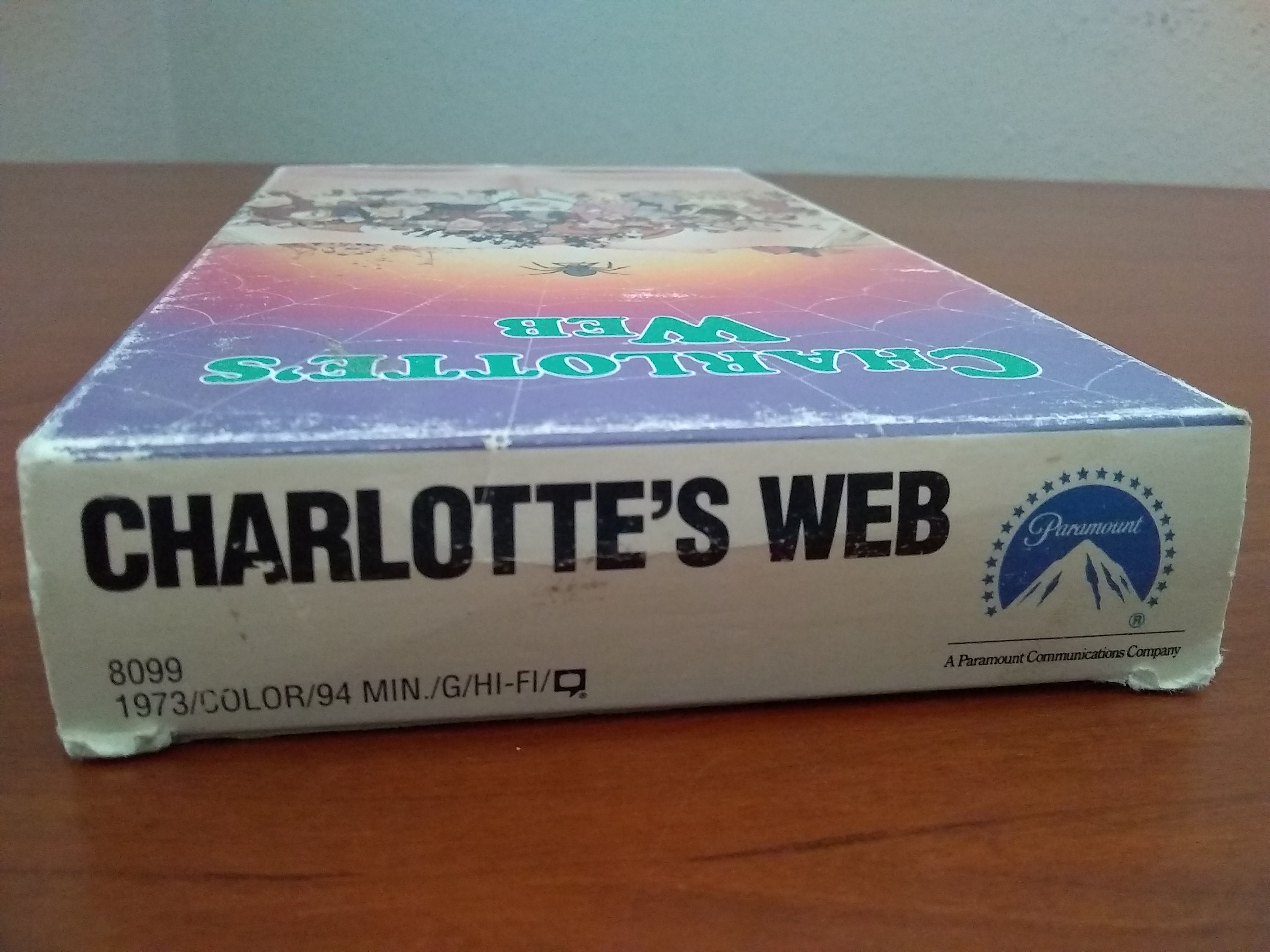 Charlotte's Web VHS Tape 1973 Classic Children's Movie Based on E.B ...