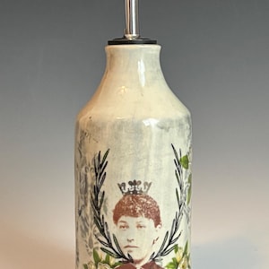 Ella, the feminist, olive oil bottle