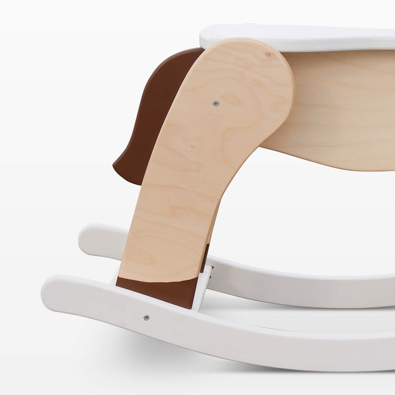 Montessori inspired toy Horse rocker Waldorf child gift Wooden rocking toy Personalized Rocking Horse Rocking Toys Wooden carving horse