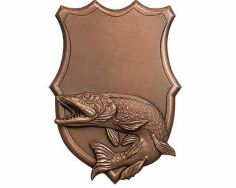 Hunter's Pride Trophy Medallion - Unique Wall Decor for Lodge or Gift, measuring 18x15 inches outside and 10x11 inches inside