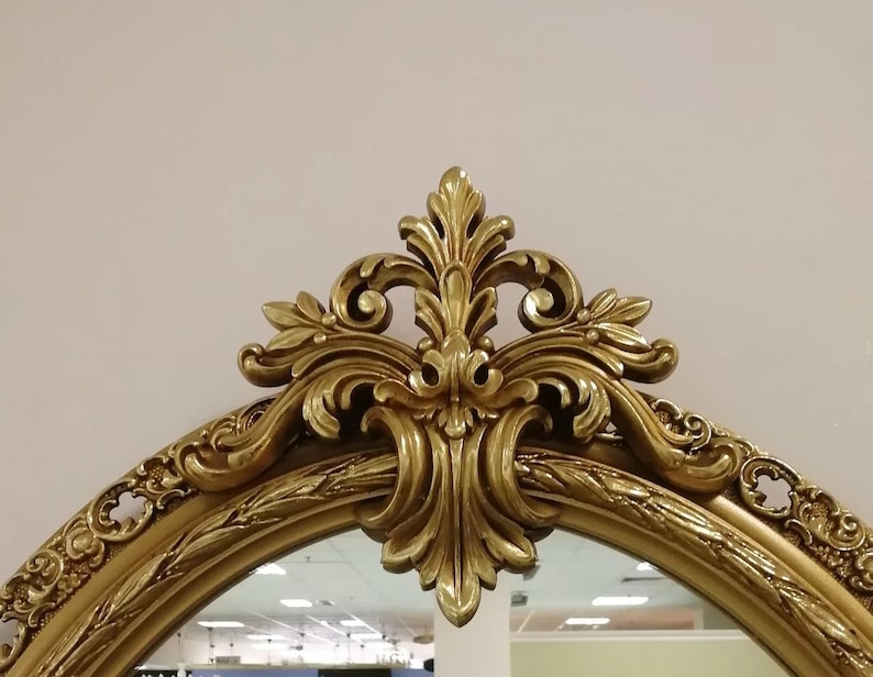 Ornate Antique Gold Wall Mirror Wall Mirror Large Wall Etsy