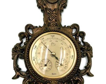 Vintage Weather Instrument Barometer - A Functional and Timeless Piece for Home Decor