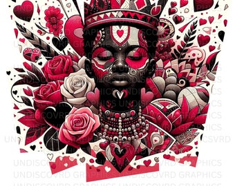 Valentine's Day Young King PNG Bundle, Hearts, Roses (Digital Art)