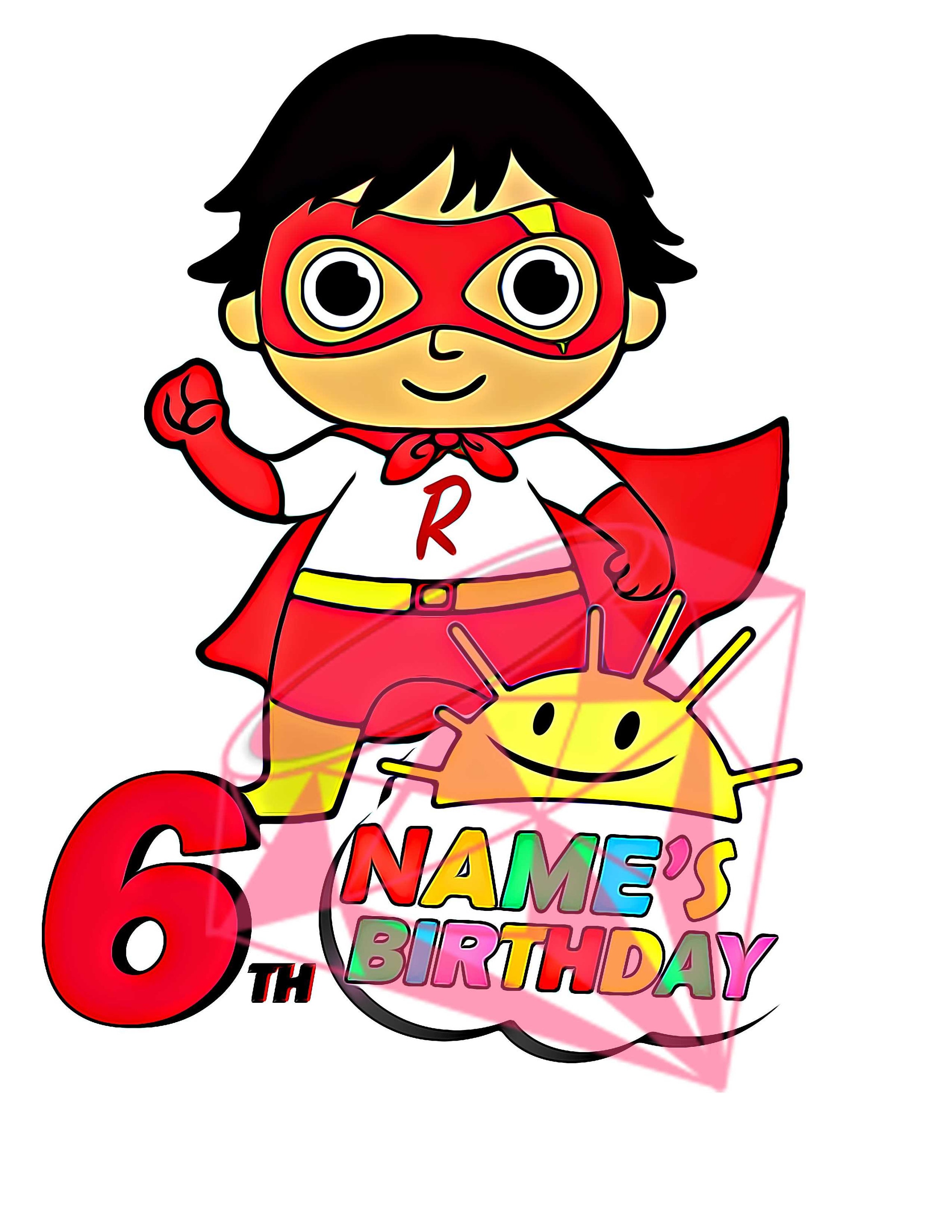 Ryans Toy Image Ryans World PNG Sublimation Design Etsy