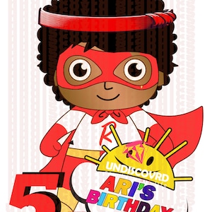 Ryans Toy Image Ryans World PNG Sublimation Design Brown boy melanin