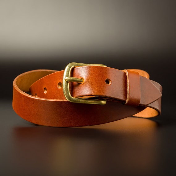 full grain leather dress belt
