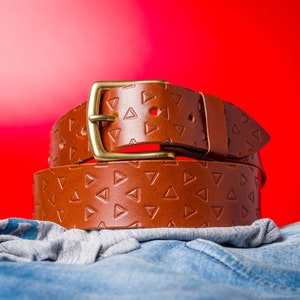 Leather Belt, Womens Leather Belt, Mens Leather Belt, Embossed Belt, Brown Leather Belt, Man Belt, Dress Belt, Kids Belt, Designer belts