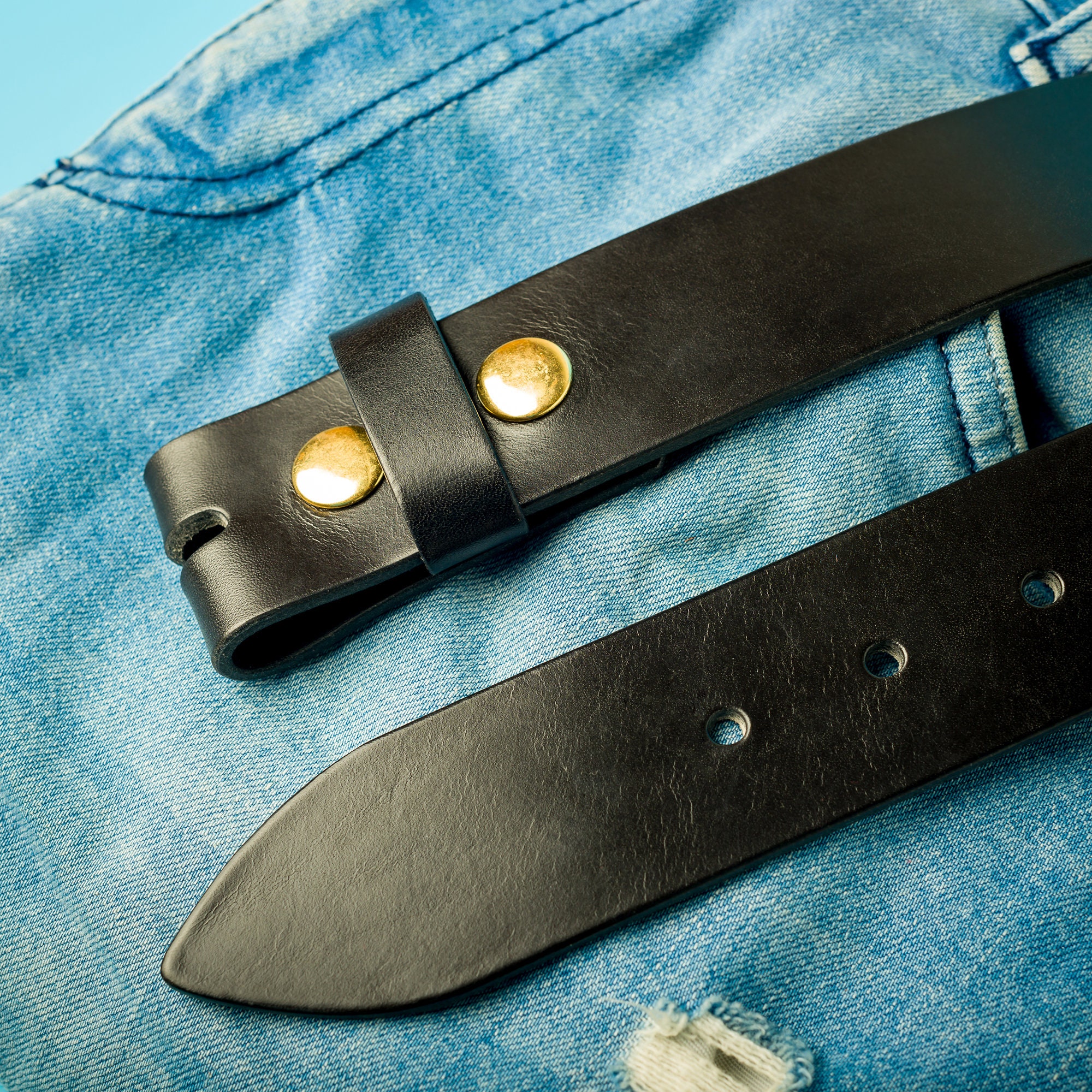 Leather Belt Strap Buckleless Belt Replacement Strip Etsy UK