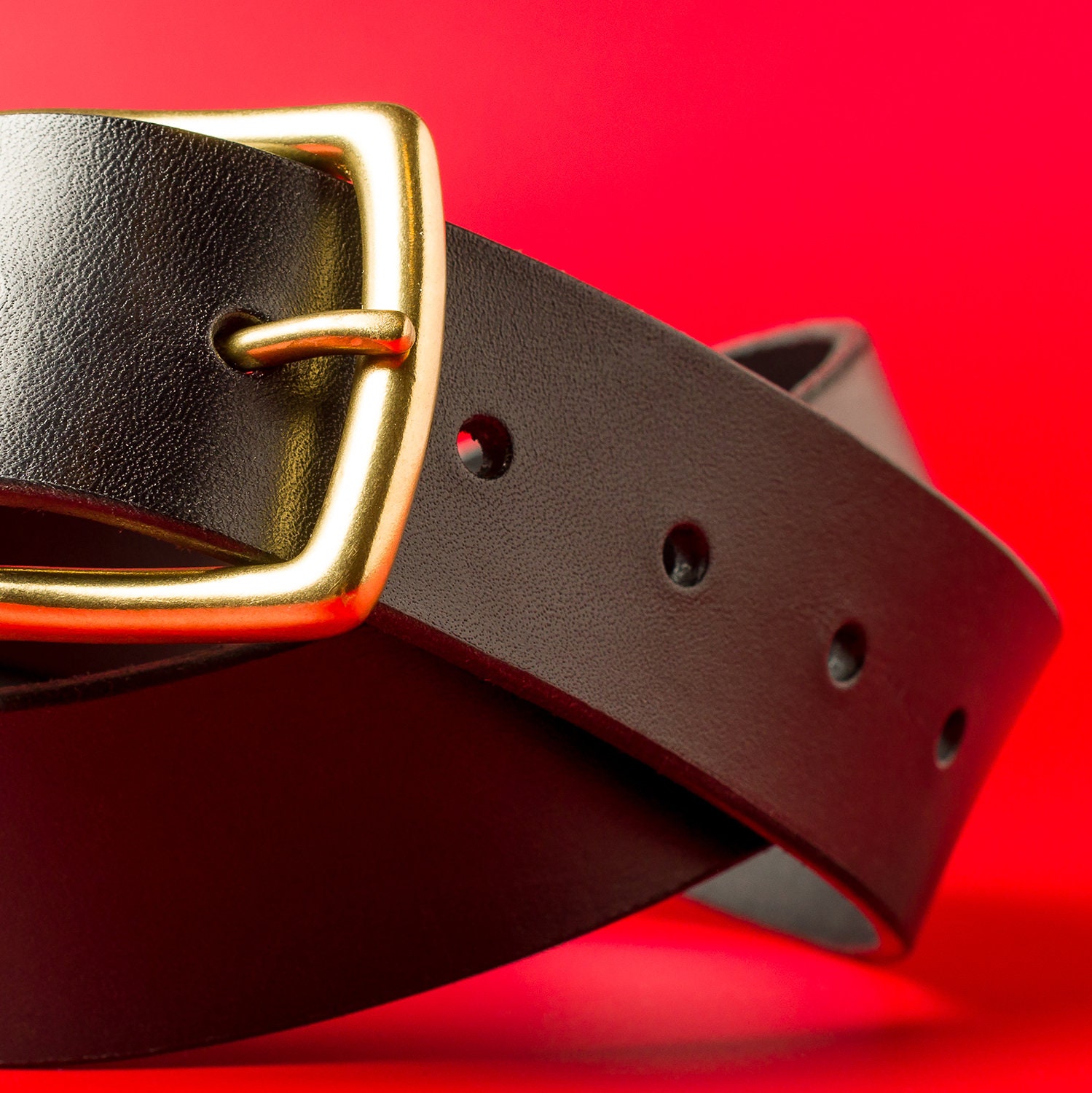 Black Leather Belt Mens Leather Belt Full Grain Leather Etsy