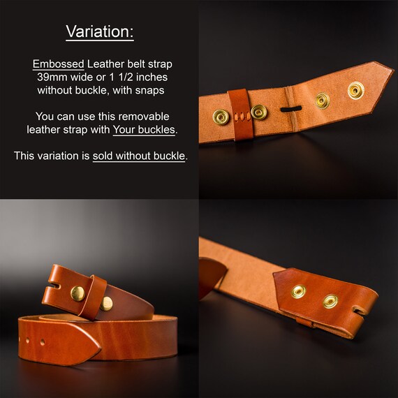 mens buckleless belt