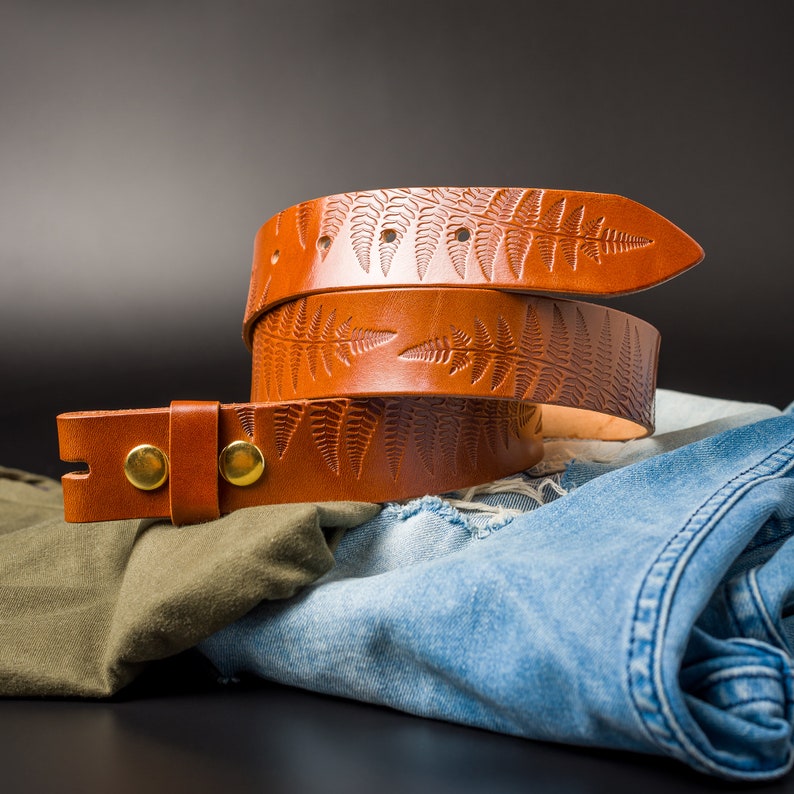 Leather Belt Strap Womens Leather Belt Belt Without Buckle Etsy