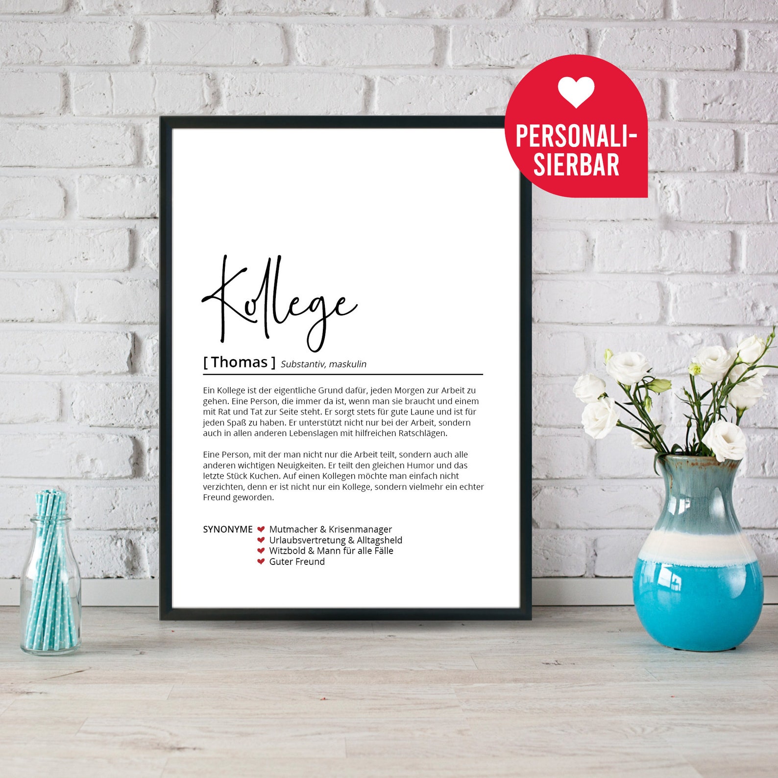 Kollege Definition Personalisiertes Poster Geschenk - Etsy.de