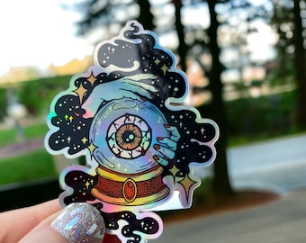 Holographic Sticker, I See Terrible Things Fortune