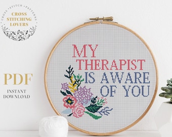 Funny cross stitch pattern, subversive  embroidery pattern, home decor, instant download PDF chart, crossstitch gift idea