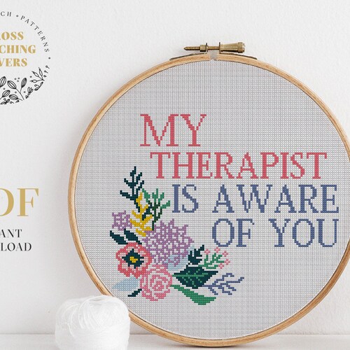 Subversive Cross Stitch Pattern Modern Embroidery Design Etsy