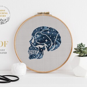 SET 4 Human anatomy cross stitch pattern, Modern counted cross stitch bundle, PDF pattern, embroidery design, instant download PDF chart image 5